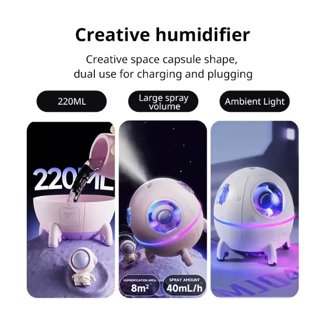 Humidificador Nave Astronauta