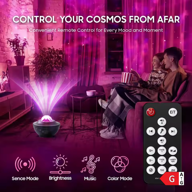 Proyector de Estrellado + Altavoz Bluetooth