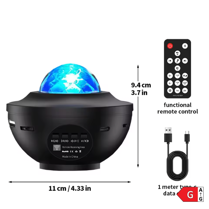 Proyector de Estrellado + Altavoz Bluetooth